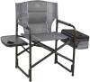 Timber Ridge Laurel Director's Chair with Coolr Bag & Side Table, Grey - Appears New in Damaged Box&nbsp;
