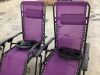 Set of 2 Adjustable Zero Gravity Patio Chair Recliners w/ Cup Holders - 3