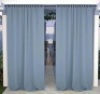 SNOWCITY Outdoor&nbsp;Waterproof Tab Top Curtain Panel, 52"x108", Appears New, Sold as is