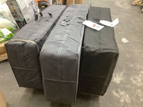 Lot of (3) Folding Mattress Toppers - Uninspected