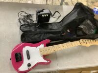 Kids Electric Guitar Beginner Starter Kit w/ 5W Amplifier - 30 in