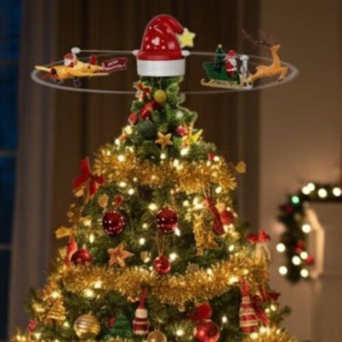 Rotating Christmas Tree Topper