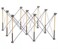 BORA 30 in. x 48 in. x 48 in. Steel Centipede Work Support Sawhorse