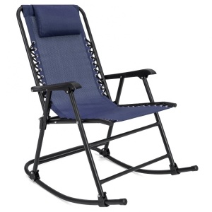 Foldable Zero Gravity Patio Rocking Lounge Chair