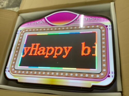 LED Bottle Service Sign - Screen is Scratched