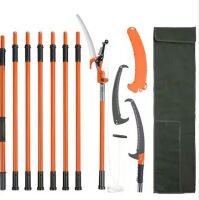Blade Length 46.06 in. Manual Pruning Saw, 7.3 ft. to 27 ft. Extendable 3 Pruner, Branch Trimmer