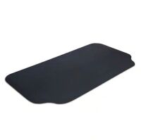 GrillTex 39 in. x 72 in. Black Under-the-Grill Protective Deck and Patio Mat