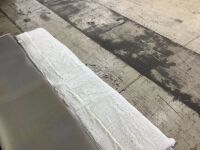 White Fluffy Area Rug, 6' x 8'