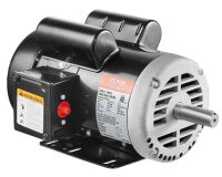 VEVOR 5HP Air Compressor Electric Motor, 230V 25 Amps, 56HZ Frame 3450RPM, 7/8" Keyed Shaft, 2.25" Shaft Length, Single Phase