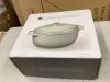 Cast-Iron Dutch Oven Kitchen Cookware w/ Enamel, Handles - 6qt - 2