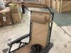 Folding Zero Gravity Recliner Patio Lounge Chair w/ Canopy, Side Tray - 4