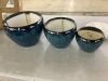 Ceramic Plant Pots Indoor, 10 Inch 8 Inch 6 Inch Round Planters - 3