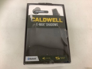 Caldwell E-Max Shadows Bluetooth Rechargeable Electronic Ear Plugs, Appears New, Powers Up/Works, Sold as is