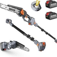 Taskstar 2-in-1 Cordless Pole Saw & 8&rdquo; Mini Chainsaw