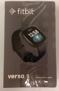 Fitbit Versa 3 Smartwatch w/ GPS, Appears New, Sold As-is