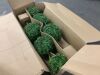 66" Artificial Boxwood Triple Ball Topiary Trees, Set of 2 - 2