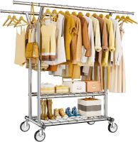 HYSEYY Heavy Duty Clothes Rack