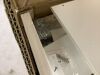 Homhedy 67" H Tall Bathroom Storage Cabinet with 2 Barn Doors and 1 Drawer, 15.7" W - 6