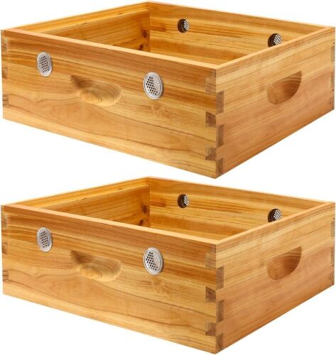 Overwintering Beehive Quilt Box, 2 pc