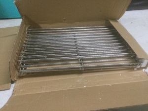 Stainless Steel Wire Cooking Grid Replacement, 16 7/8" x 9 5/16"