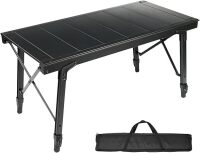 Folding Camping Table, Heavy Duty Portable Modular Outdoor Cooking System, Height Adjustable Sturdy Aluminum IGT Camp Table with Carry Bag for Camping，Holds up to 400 LBS