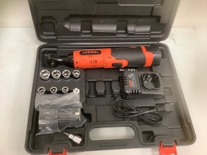Cordless Ratchet Wrench, Appears new, Powers Up, Sold as is