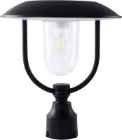 LUTEC Solar Lamp Post Light, Dusk to Dawn