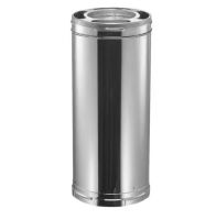 DuraVent DuraPlus All-Fuel Chimney 6in. X 36in. Diameter Chimney Pipe, Stainless Steel - Dented
