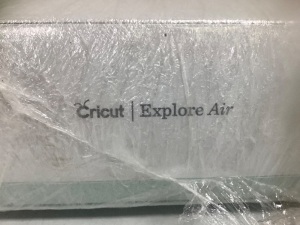 Cricut Explore Air, E-Commerce Return, Outside has signs of Damage/Use, Sold as is