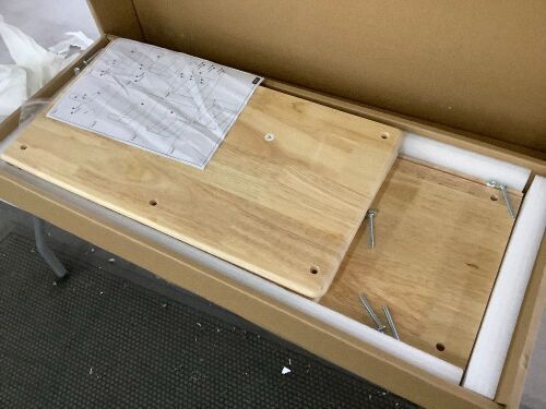 2 -Tier Solid Wood Montessori Storage Bookshelf