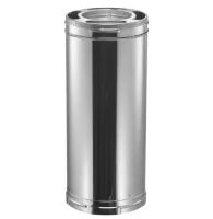 DuraVent DuraPlus All-Fuel Chimney 6in. X 36in. Diameter Chimney Pipe, Stainless Stee