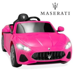 12V Licensed Maserati GranCabrio Ride On Sports Car w/ Remote Control, AUX, LED Lights