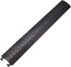 2 Pack - Floor Cord Cover Cord Protector Drop Over Drop Trak Cable Ramp for Office Warehouse - Black