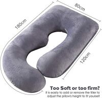 Pregnancy Pillows for Sleeping, U Shaped Full Body Pillow for Pregnancy