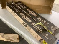 Lot of (2) Black Aluminum Rain Gutter Protection