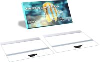 2PCS Set Clear Tempered Glass Canopy, 75/90/110 Gallon Aquarium Fish Tank Hoods