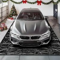 Garage Floor Mat, (7'9" x 18") Under Car Waterproof Containment Mats, Oil Mat for Garage Covering, Garages Floor Mats for Under Car, Keeps Dry and Clean