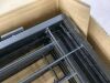 Metal Freestanding Dog Gate with Cat Door, 120" x 36" - 3
