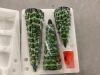 Set of 3 Pre-Lit Ceramic Tabletop Christmas Trees - 2