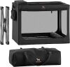 Noah & Paw Collapsible Dog Crate 30 Inches, Large Dog Crate for Large Medium Breeds, Travel Kennel for Car, Including Pet Mat for Pet Cage, 2 Storage Pockets, Handbag, 10mm Locking Zipper 30*21*21