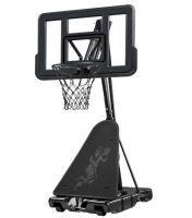Adjustable 4.4-10ft Basketball Hoop, w/ Shatterproof Backboard, Ball Return