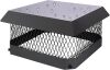 13" x 13" Chimney Caps Fireplace Chimney Cover for Outside Flue Tile Clay, Chimney Flue Cover Chimney Vent Cap with Screen Hood Plate,Galvanized Steel Chimney Rain Cap Roof Rain Guard Top Protector