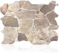 CONCORD WALLCOVERINGS Retro-Art 3D Faux Stone Wall Panels, Pack of 10