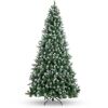 6' Pre-Decorated Christmas Tree w/ Pinecones, Flocked Branch Tips