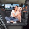 Dog Back Seat Extender Support 400lbs Waterproof Hard Bottom Removable 600D Heavy Duty Anti-Scratch Non Slip Soft Dog Hammock for Car SUV