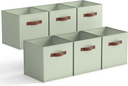 Cube Storage Boxes, Pack of 6 Foldable Storage Cubes