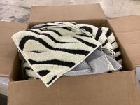Zebra Rug, Unknown Size