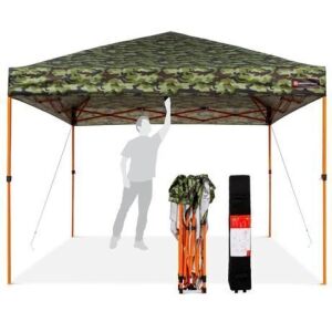 One-Person Setup Instant Pop Up Canopy w/ Wheeled Bag,10x10ft