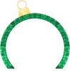 Large Outdoor Christmas Lighted Archway Decoration, 9.5ft