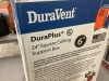 DuraVent DuraPlus All-Fuel Chimney 6in. Diameter Square Ceiling Support Box, 24in. Height - 3